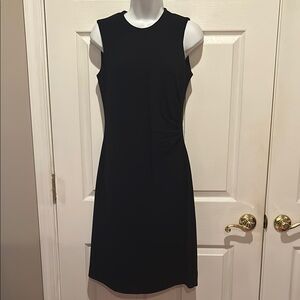 Banana Republic Black Sleeveless Sheath Midi Dress for Cocktail